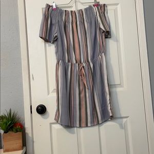 Off the shoulder short dress